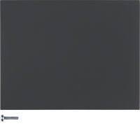 Przycisk 1-krotny do ściemniaczy przyciskowych, sterowników i mechanizmów Berker, antracyt, mat | 85145175 Hager