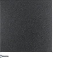 Przycisk 1-krotny do ściemniacza przyciskowego, sterownika i mechanizmów Berker, antracyt, mat | 85145185 Hager