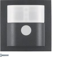 Czujnik ruchu komfort 1,1m KNX RF Berker.Net, antracyt, mat, B.x/S.1 | 85345185 Hager