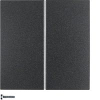 Przycisk 4-kr do ściemniacza przyciskowego, sterownika i mechanizmów Berker, antracyt, mat, B.x/S.1 | 85648185 Hager