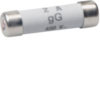 Wkładka bezpiecznikowa cylindryczna C 8,5x32mm gG 2A 400VAC | L8532C02 Hager