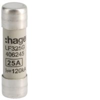 Wkładka bezpiecznikowa cylindryczna CH-10 10x38mm gG 25A 400VAC | LF325G Hager