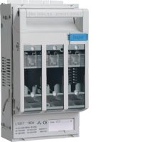 Rozłącznik bezpiecznikowy NH00 3P 160A 690VAC szyny 60mm odpływ zaciski pryzmowe Cu/Al 70mm2, LT | LT057 Hager