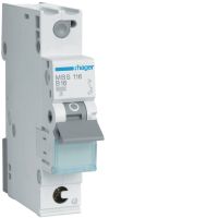 Wyłącznik nadprądowy MCB 6kA 1P B 16A QuickConnect | MBS116 Hager