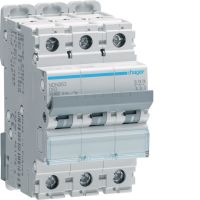 Wyłącznik nadprądowy 10kA 3P D 63A MCB | NDN363 Hager