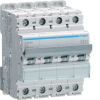 Wyłącznik nadprądowy 10kA 4P D 63A MCB | NDN463 Hager