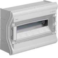 Rozdzielnica n/t IP65 odporna na UV bez przetłoczeń 1R/18M (1x18), Vector outdoor | VE118SN Hager