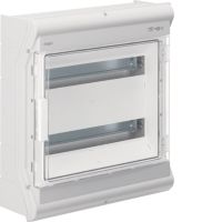Rozdzielnica n/t IP65 odporna na UV bez przetłoczeń 2R/36M (2x18), Vector outdoor | VE218SN Hager
