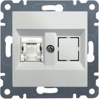 Gniazdo komputerowe pojedyczne RJ45 kat.6 UTP, biały, Lumina | WL2150 Hager