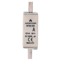 Wkładka bezpiecznikowa WTNH gG/gL, 120kA/500VAC, 20kA/250VDC (zwłoczna), WTNH 00 125A | 1115282114T Apator