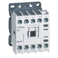 Stycznik przemysłowy CTX3 mini 3P 6A 1NO 230VAC | 417006 Legrand