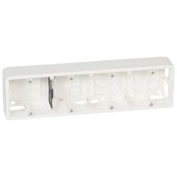 Puszka n/t, głębokość 40mm, do uchytu 080254, 10 lub 4x2 moduły poziomo, Mosaic | 080284 Legrand