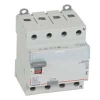 Wyłącznik różnicowo-prądowy P304 4P 25A 30mA typ A serii DX3 | 411759 Legrand
