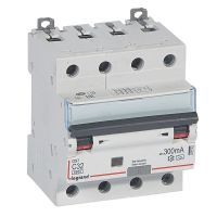 Wyłącznik różnicowo-nadprądowy P 314 4P C 32A 300MA typ A serii DX3 | 411242 Legrand