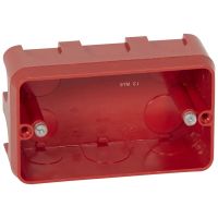 Puszka pojedyncza na 3 moduły do ścian murowanych 40mm, Batibox | 080149 Legrand