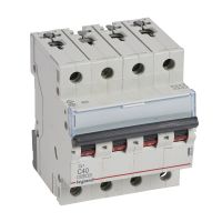Wyłącznik nadprądowy S304 4P C 40A 6kA serii TX3 | 403566 Legrand