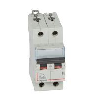 Wyłącznik nadprądowy S 312 2P C 10A 10000A serii DX3 | 409200 Legrand