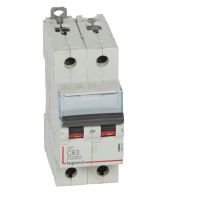 Wyłącznik nadprądowy S312 2P C 63A 10000A serii DX3 | 409208 Legrand