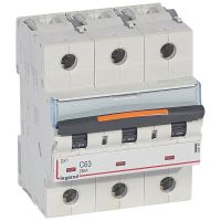 Wyłącznik nadprądowy S323 C63 3P 63 A 25KA DX3 | 409787 Legrand