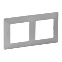 Ramka podwójna uniwersalna aluminiowa Valena Life | 754132 Legrand