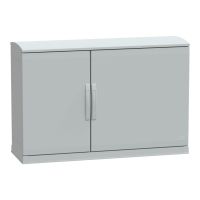 Obudowa poliestrowa PLAZT IP44 otwarta podłoga, wentylowany dach 750x1250x420 mm , Thalassa | NSYPLAZT7124G Schneider Electric