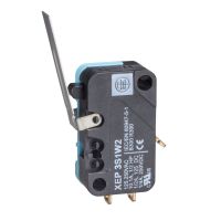Wyłącznik krańcowy miniaturowy OsiSense XC niska siła utrzymania płaska dźwignia etykiety lutownicze | XEP3S2W2B524 Telemecanique Sensors