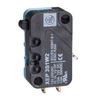 Wyłącznik krańcowy miniaturowy OsiSense XC niska siła utrzymania tłok płaski 4.8 mm zaciski kablowe | XEP3S2W6 Telemecanique Sensors