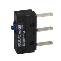 Wyłącznik krańcowy miniaturowy OsiSense XC tłok płaski 2.8 mm zaciski kablowe | XEP4E1W7 Telemecanique Sensors