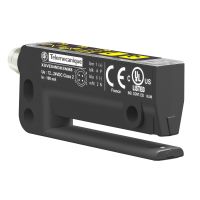 Czujnik fotoelektryczny OsiSense XU wiązka podczerwona widełkowy 40x3 12..24 V DC NPN NO/NC M8 | XUVE04M3NSNM8 Telemecanique Sensors