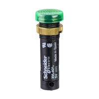 Lampka sygnalizacyjna Fi-12mm 12V LED z pokrywą, zielona | XVLA323 Schneider Electric