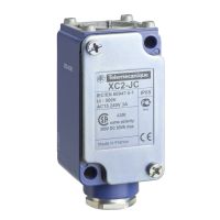 Łącznik krańcowy OsiSense XC korpus ZC2J stacjonarny bez wyświetlacza 2C/O styki posrebrzane | ZC2JC43 Telemecanique Sensors