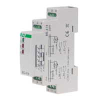 Przekaźnik bistabilny sekwencyjny BIS-414 230V/16A 2× 1NO/NC na szynę DIN | BIS-414 F&F