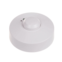 Czujnik ruchu mikrofalowy z funkcją czujnika obecności DRM-02 montaż na suficie IP40 180-253V | DRM-02 F&F