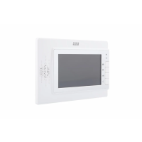 Monitor: monitor 7" kolorowy, sterowanie napędem bramy, biały + zasilacz 14,5V 19W | MK-04W F&F