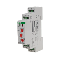 Przekaźnik czasowy PCU-510DUO styk 2xNO/NC 230V AV/24V AC/DC na szynę DIN | PCU-510DUO F&F