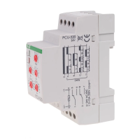 Przekaźnik czasowy 2-funkcyjny PCU 520-24V styk 2xNO/NC 24VACDC na szynę DIN | PCU-520-24V F&F