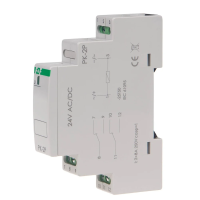 Przekaźnik elektromagnetyczny PK-2P 2 styki przełączne 2×8A 24V AC/DC | PK-2P-24V F&F