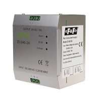 Zasilacz impulsowy ZI-240-24V 230VAC/24VDC 240W 10A | ZI-240-24V F&F