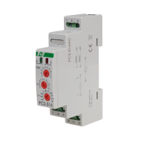 Przekaźnik czasowy 10-funkcyjny z wejściami START i RESET 85-265 V AC/DC na szynę DIN | PCS-516AC F&F