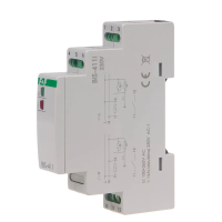 Przekaźnik bistabilny z Przekaźnikiem inrush 160A/20ms 230VAC/16A 1×NO montaż szynie DIN | BIS-411-LED F&F