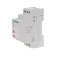 Regulator temperatury, zakres temperatur 30-60stC - bez sondy montaz na szynie DIN, 1NO/NC 230V AC | RT-822B F&F