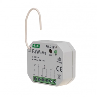 Przekaźnik bistabilny radiowy pojedynczy FW-R1P-P 85-265V AC/DC multifunkcyjny, do puszki mont. fi60 | FW-R1P-P F&F