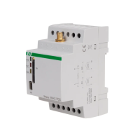 Przekaźnik zdalnego sterowania GSM - licznik impulsów i czasu pracy, 230V, 1xNO | SimplyMAX-P05 F&F