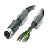 SAC-4P- 2,0-PUR/M12FSS PE | 1408844 Phoenix Contact