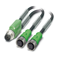 Kabel czujnika/urządzenia wykonawczego SAC-4P-M12Y/2X0,3-PUR/M12FS VP | 1510722 Phoenix Contact