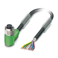 Kabel czujnika/urządzenia wykonawczego SAC-8P-10,0-PUR/M12FR SH czarno-szary (10m) | 1522943 Phoenix Contact