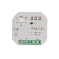 Ogranicznik poboru mocy OM-616 montaż p/t | OM-616 F&F