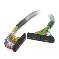 Kabel systemowy, konfekcjonowany FLK 50/EZ-DR/ 150/KONFEK, 50-pinowy (1,5m) | 2289081 Phoenix Contact