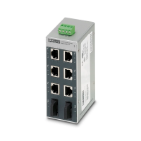 Switch internetowy przemysłowy FL SWITCH SFN 6TX/2FX, 6 portów TP-RJ45 i 2 porty światłowodowe | 2891314 Phoenix Contact