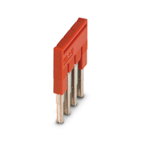 Mostek wtykany FBS 4-5, 4-biegunowy, czerwony | 3030187 Phoenix Contact